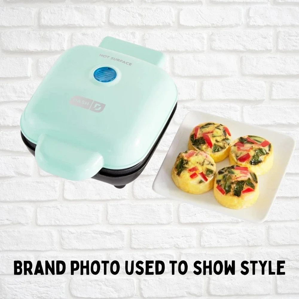 Dash Deluxe Sous Vide Egg Bite Maker Aqua – 4 Silicone Molds, Nonstick